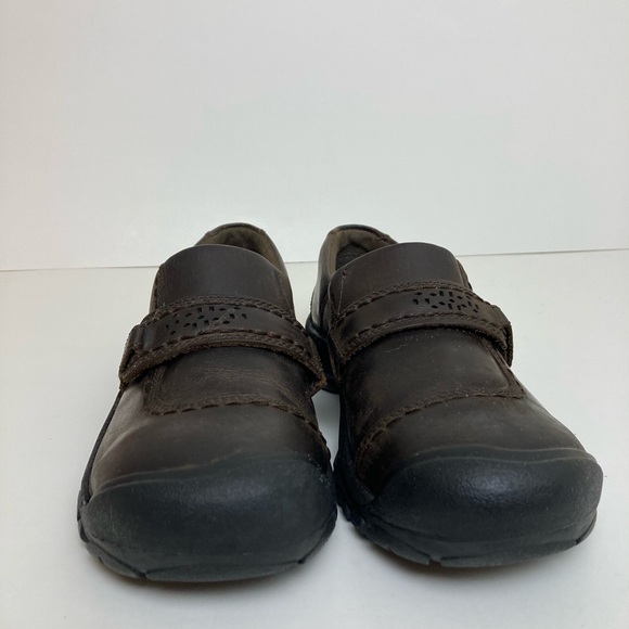 Keen Kaci Brown Leather Full Grain Women’s Slip On Shoes #SR - Picture 2 of 9